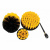 4 pcs/set universal drill brush attachment set car cleaning kit