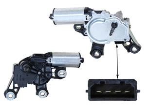 Vindrutetorkarmotor bak in the group Wiper equipment / Wiper motor at  Professional Parts Sweden AB (00187173)