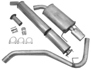 Stainless exhaust sport system in the group  at  Professional Parts Sweden AB (253460071S)