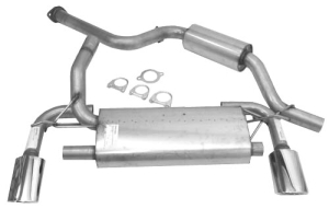 Stainless exhaust sport system in the group  at  Professional Parts Sweden AB (254350104S)