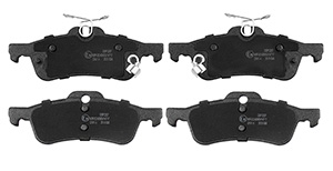 Brake pads rear in the group Brake system / Brake pads at  Professional Parts Sweden AB (51400010)