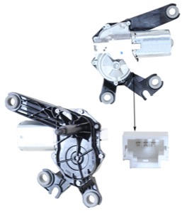 Vindrutetorkarmotor bak in the group Wiper equipment / Wiper motor at  Professional Parts Sweden AB (55077173)