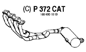 Catalytic converter in the group  at  Professional Parts Sweden AB (P372CAT)