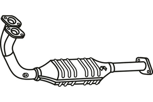Catalytic converter in the group  at  Professional Parts Sweden AB (P542CAT)