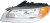 Headlamp chrome electric left Headlamp chrome electric left