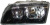 Headlamp black base left Headlamp black base left