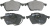 Brake pads front Brake pads front