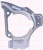 Brake dust shield front left Brake dust shield front left
