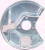 Brake dust shield front left Brake dust shield front left