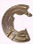 Brake dust shield front left Brake dust shield front left
