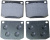 Brake pads front Brake pads front