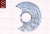 Brake dust shield front left Brake dust shield front left