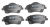 Brake pads front Brake pads front