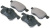 Brake pads front Brake pads front