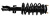 Shock absorber kit with spring and strut mounts Shock absorber kit with spring and strut mounts
