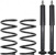 Shock absorber kit with coil spring