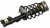 Shock absorber kit with spring and strut mounts Shock absorber kit with spring and strut mounts