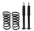 Shock absorber kit with coil spring