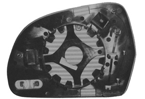 Spegelglas Yttre Spegel Konvex in the group Body parts / Mirror / Mirror Glass, Outside Mirror at Professional Parts Sweden AB (00261064)