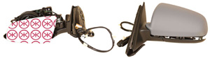 Utv.Spegel Vnster in the group Body parts / Mirror / Outside Mirror at  Professional Parts Sweden AB (00281043)