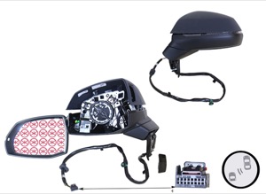 Utv.Spegel V�nster in the group Body parts / Mirror / Outside Mirror at  Professional Parts Sweden AB (00391033A1)