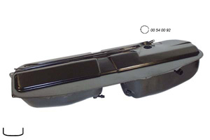 Br�nsletank 55L Bensin Diesel in the group Body parts / Body Parts / Fuel Tank Filling / Fuel Tank at  Professional Parts Sweden AB (0054009)