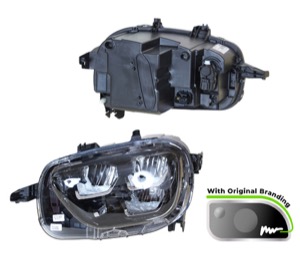 Huvudstr�lkastare V�nster H7/H7 in the group Headlights / Lightning / Headlights / Headlamp at  Professional Parts Sweden AB (05330123A1)