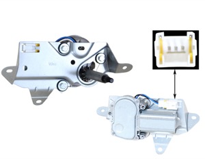 Vindrutetorkarmotor bak i gruppen Torkarutrustning / Torkarmotor hos  Professional Parts Sweden AB (05357170)