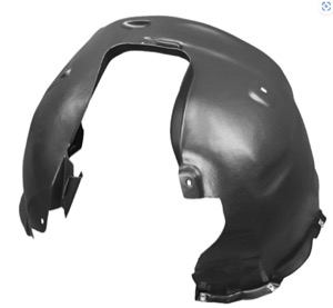 Bekl�dnad Hjulhus Plast V�nster Fram in the group  at  Professional Parts Sweden AB (0539385)