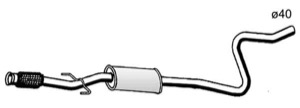 Mittenljuddämpare in the group  at  Professional Parts Sweden AB (05488651)