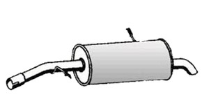 Bakre Ljuddämpare in the group  at  Professional Parts Sweden AB (05488671)