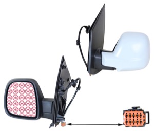 Utv.Spegel Vnster in the group Body parts / Mirror / Outside Mirror at  Professional Parts Sweden AB (05541045)