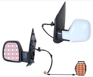 Utv.Spegel Vänster in the group Body parts / Mirror / Outside Mirror at  Professional Parts Sweden AB (05541047)