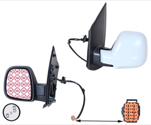 Utv.Spegel V�nster in the group Body parts / Mirror / Outside Mirror at  Professional Parts Sweden AB (05541047)