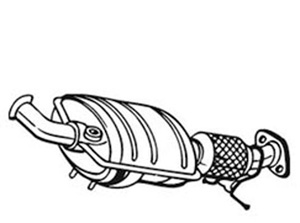 Katalysator in the group Exhaust parts / Catalytic converter at  Professional Parts Sweden AB (090-183)