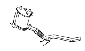 Sot-/Partikelfilter Avgassystem in the group Exhaust parts / Particle filter diesel at  Professional Parts Sweden AB (095-129)