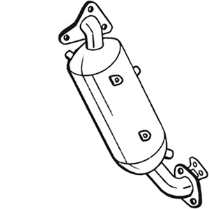 Sot-/Partikelfilter Avgassystem in the group Exhaust parts / Particle filter diesel at  Professional Parts Sweden AB (095-316)