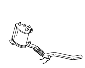 Sot-/Partikelfilter Avgassystem in the group Exhaust parts / Particle filter diesel at Professional Parts Sweden AB (095-331)