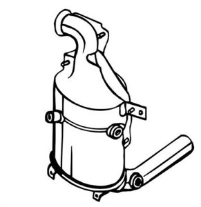 Sot-/Partikelfilter Avgassystem in the group Exhaust parts / Particle filter diesel at  Professional Parts Sweden AB (095-576)