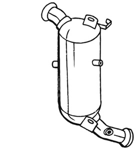 Sot-/Partikelfilter Avgassystem in the group Exhaust parts / Particle filter diesel at Professional Parts Sweden AB (097-132)
