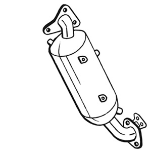 Sot-/Partikelfilter Avgassystem in the group Exhaust parts / Particle filter diesel at  Professional Parts Sweden AB (097-316)