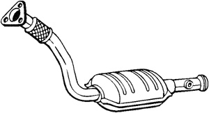 Katalysator Euro1 Till D3 Mitt in the group Exhaust parts / Catalytic converter at  Professional Parts Sweden AB (099-025)