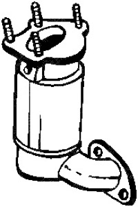 Katalysator Med Tillbeh�r in the group Exhaust parts / Catalytic converter at  Professional Parts Sweden AB (099-236)