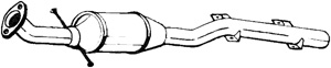 Katalysator Med Tillbehr in the group Exhaust parts / Catalytic converter at  Professional Parts Sweden AB (099-063)