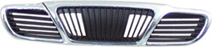 Kylargrill Krom Svart in the group Body parts / Body Parts / Radiator Grille / Radiator Grille at  Professional Parts Sweden AB (1106990)