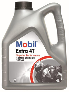 MOBIL EXTRA 4T 10W-40 4L i gruppen Olja/Kem / Motorolja / 10W-40 hos  Professional Parts Sweden AB (142083)