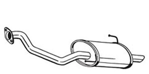 Bakre Ljudd�mpare in the group Exhaust parts / End Pipe at  Professional Parts Sweden AB (145-327)