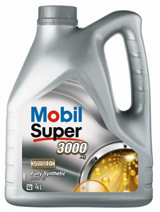 MOBIL SUPER 3000 X1 5W-40 4L - Replaced by 157302 in the group Oil/Chemicals / Motor oil / 5W-40 at  Professional Parts Sweden AB (150013)