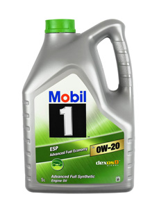 MOBIL 1 ESP X2 0W-20 5L in the group Oil/Chemicals / Motor oil / 0W-20 at  Professional Parts Sweden AB (153685)
