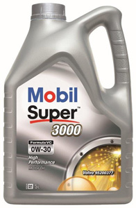 MOBIL SUPER 3000 FORMULA VC 0W-30 5L i gruppen Olja/Kem / Motorolja / 0W-30 hos  Professional Parts Sweden AB (153695)